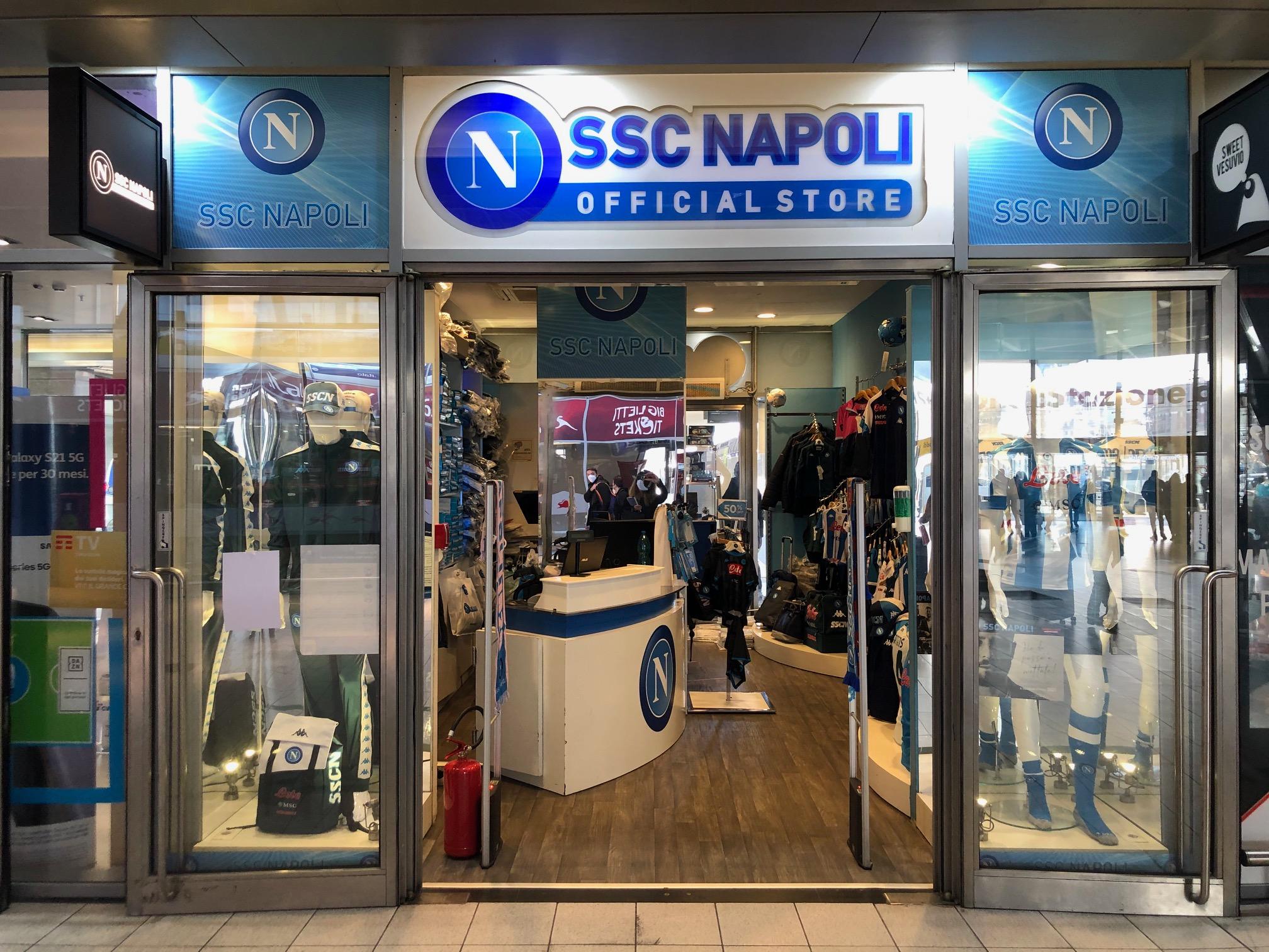 SSC Napoli Official Store — Marcianise, Centro Commerciale